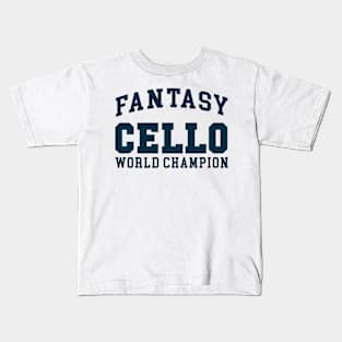 Fantasy Cello World Champ Kids T-Shirt